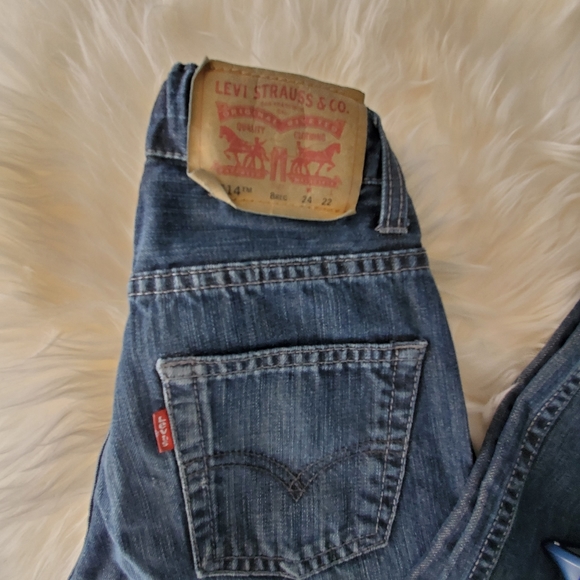 Levi's 514 Straight Jeans, Boys, Size 8 Reg - Picture 2 of 8